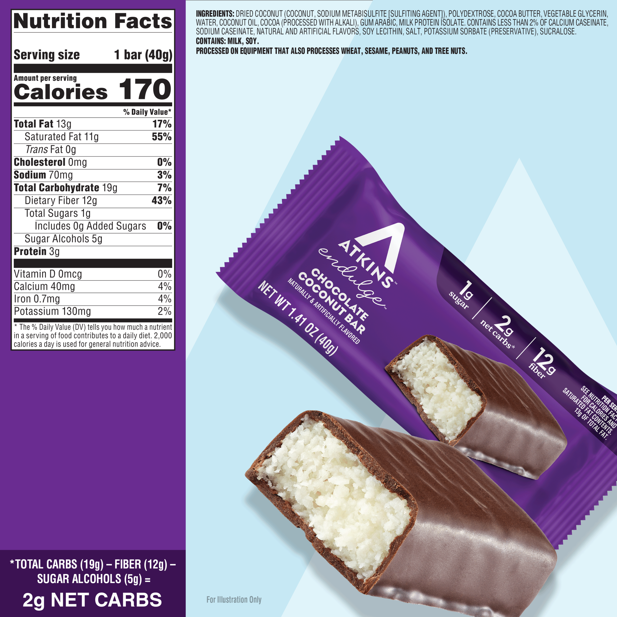 Endulge Chocolate Coconut Bar Value Pack - Image 6